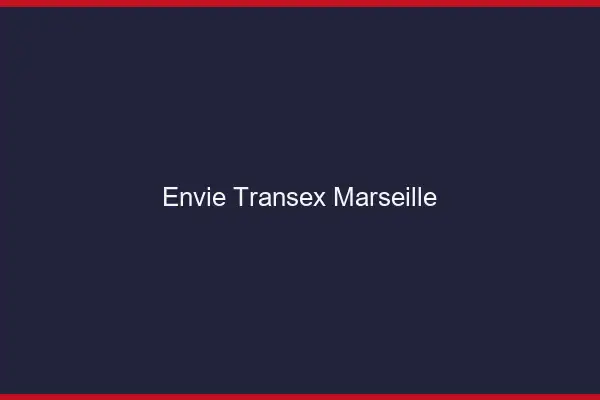 Envie Transex Marseille