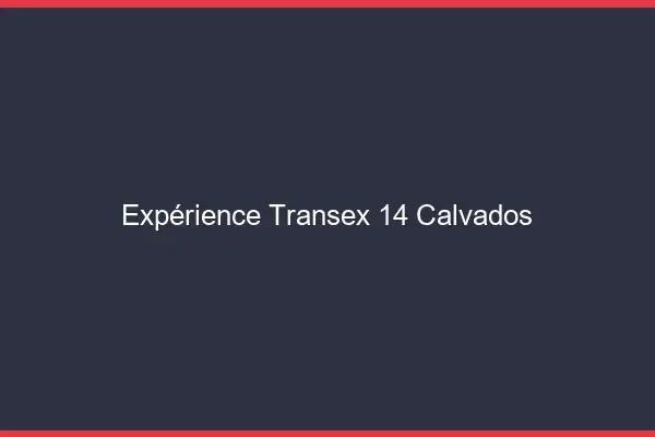 Expérience Transex 14 Calvados