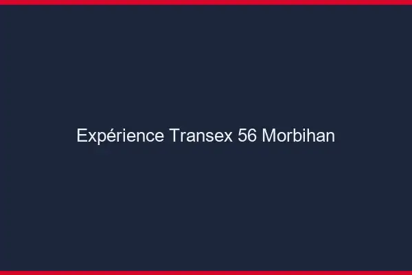 Expérience Transex 56 Morbihan