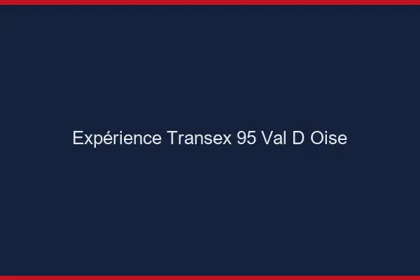 Expérience Transex 95 Val D Oise