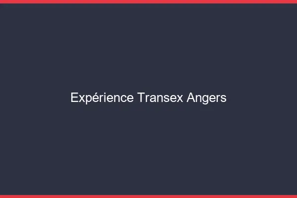 Expérience Transex Angers