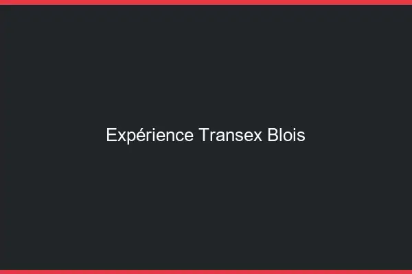 Expérience Transex Blois