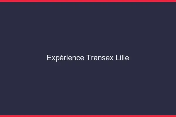 Expérience Transex Lille