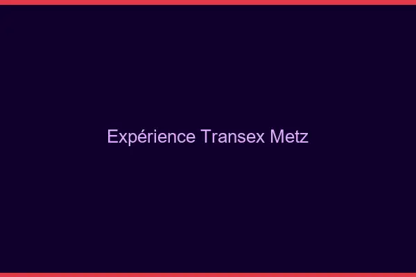 Expérience Transex Metz