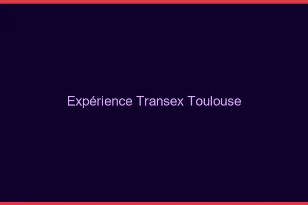 Expérience Transex Toulouse