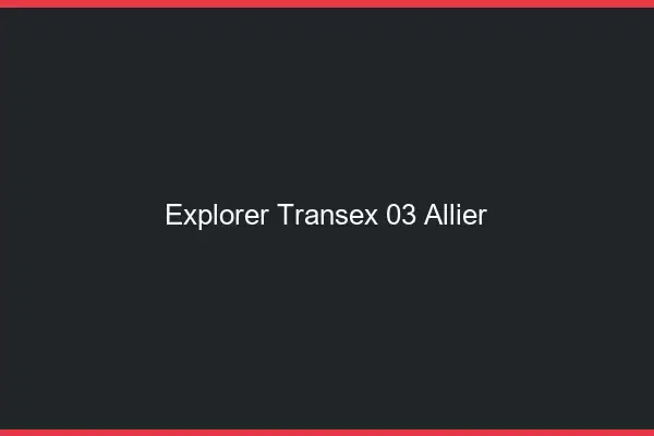Explorer Transex 03 Allier