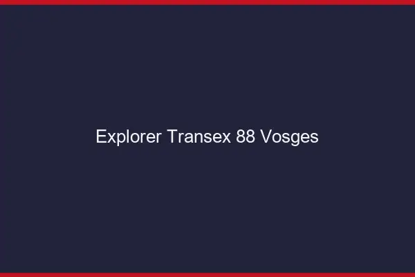 Explorer Transex 88 Vosges