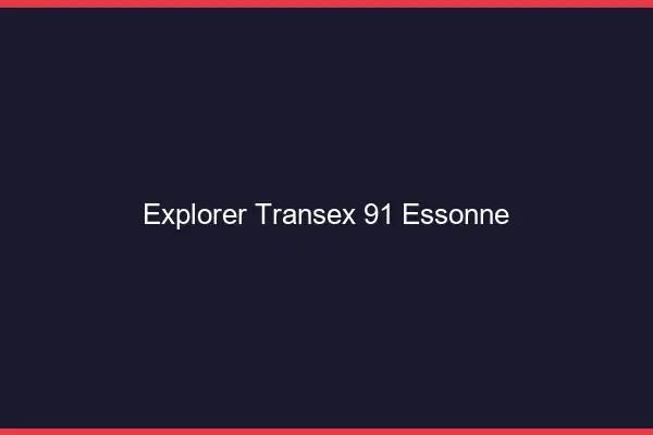 Explorer Transex 91 Essonne
