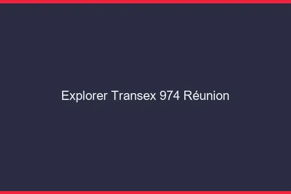 Explorer Transex 974 Reunion