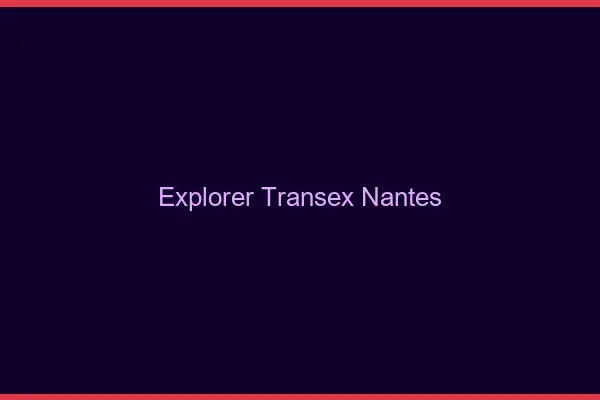 Explorer Transex Nantes