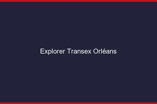 Explorer Transex Orléans