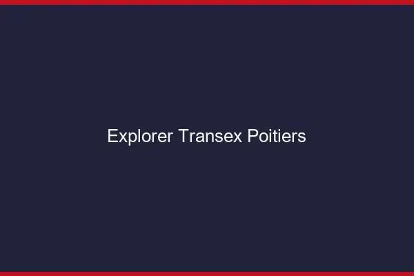 Explorer Transex Poitiers