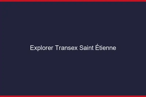 Explorer Transex Saint-Étienne