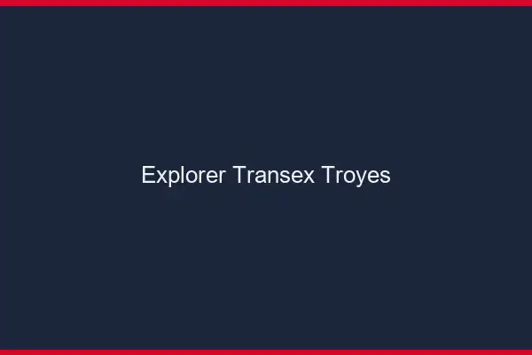 Explorer Transex Troyes