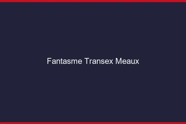 Fantasme Transex Meaux