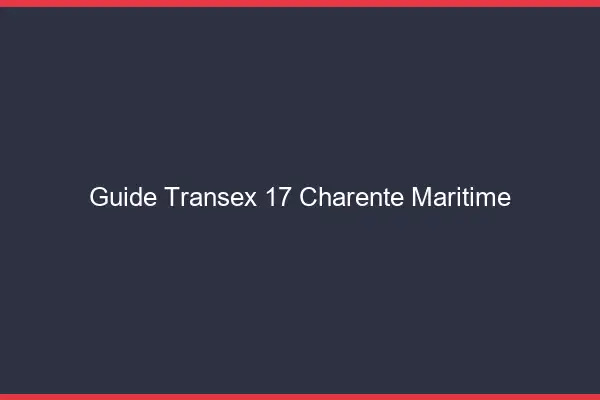 Guide Transex 17 Charente Maritime