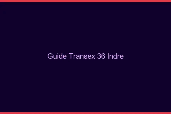 Guide Transex 36 Indre