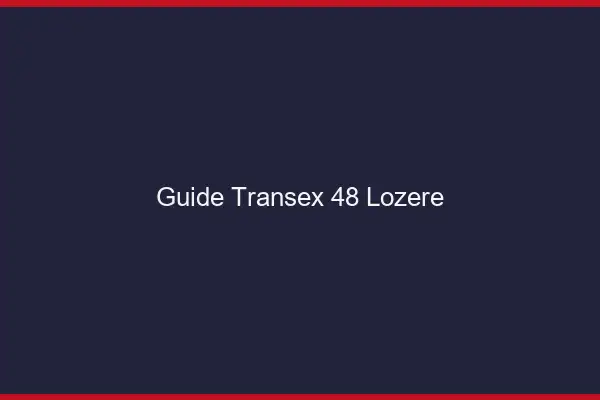 Guide Transex 48 Lozere