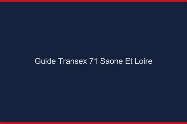 Guide Transex 71 Saone Et Loire