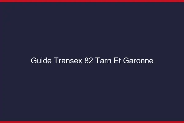Guide Transex 82 Tarn Et Garonne