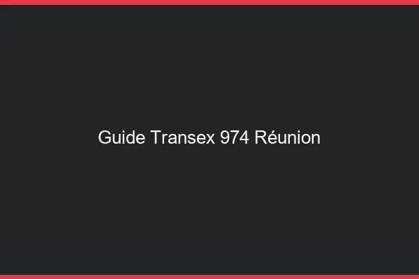 Guide Transex 974 Reunion