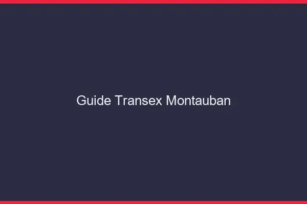 Guide Transex Montauban