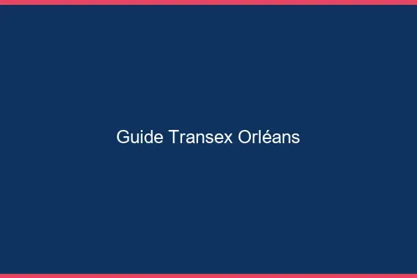 Guide Transex Orléans