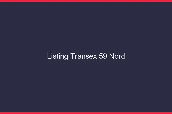 Listing Transex 59 Nord