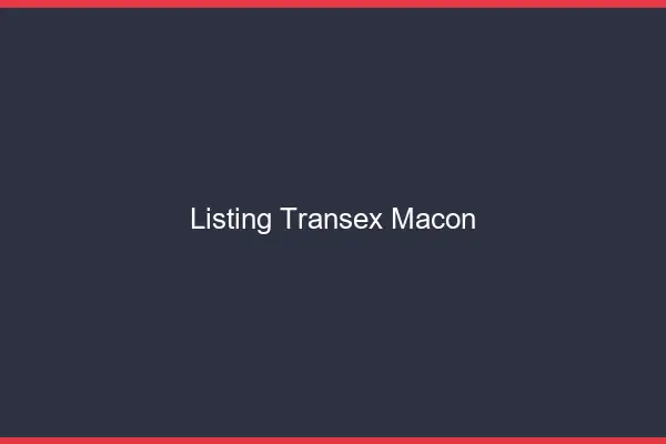 Listing Transex Mâcon