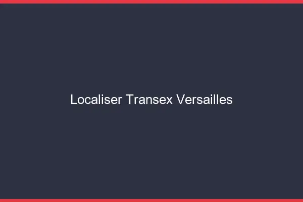 Localiser Transex Versailles