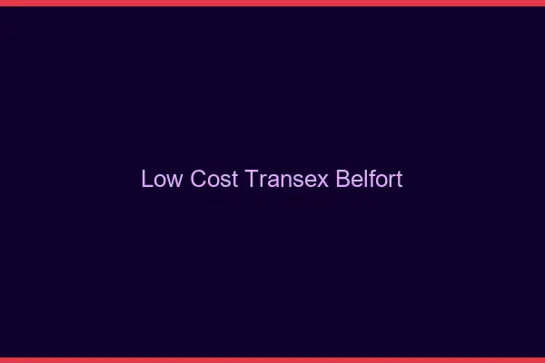 Low Cost Transex Belfort