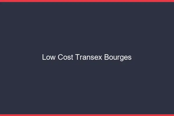 Low Cost Transex Bourges