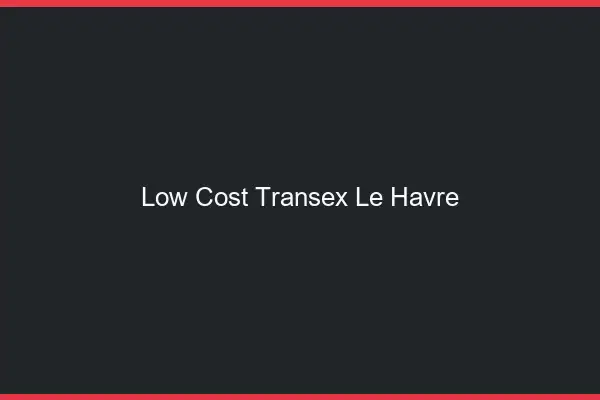 Low Cost Transex Le Havre