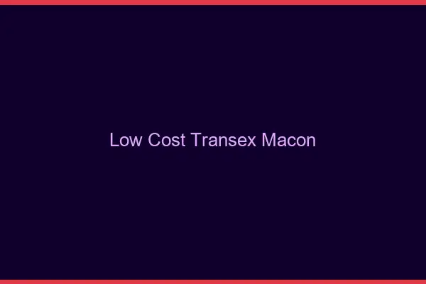 Low Cost Transex Mâcon