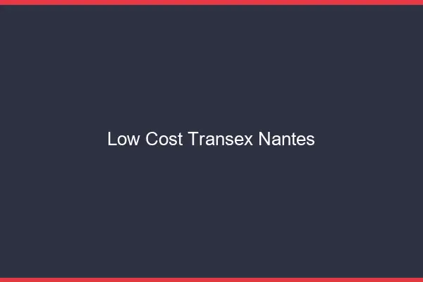 Low Cost Transex Nantes
