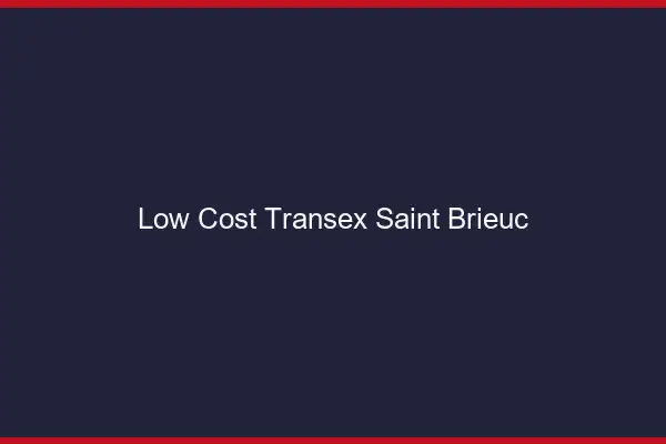 Low Cost Transex Saint-Brieuc