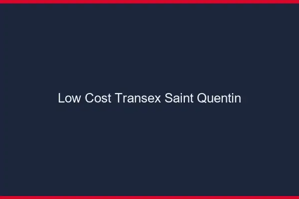 Low Cost Transex Saint-Quentin