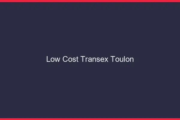 Low Cost Transex Toulon
