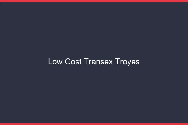 Low Cost Transex Troyes