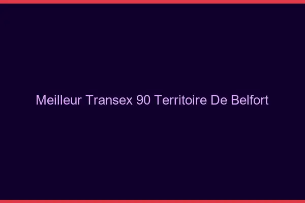 Meilleur Transex 90 Territoire De Belfort