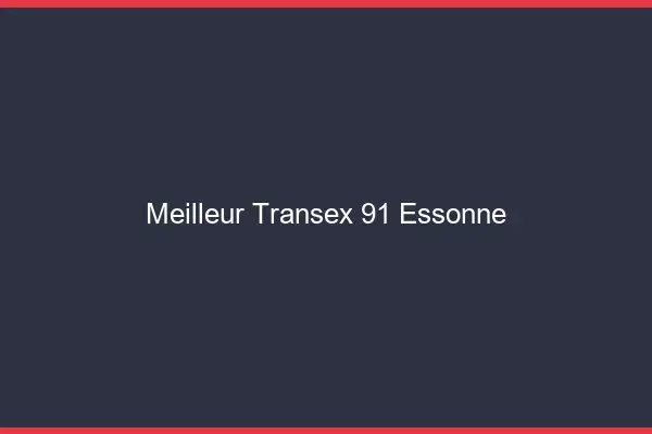Meilleur Transex 91 Essonne