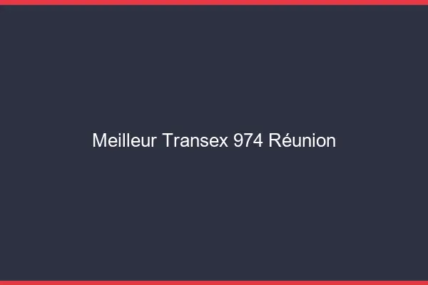Meilleur Transex 974 Reunion