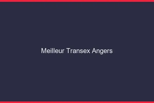 Meilleur Transex Angers