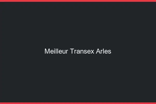 Meilleur Transex Arles