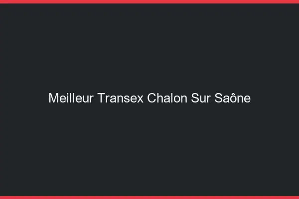 Meilleur Transex Chalon-sur-Saône