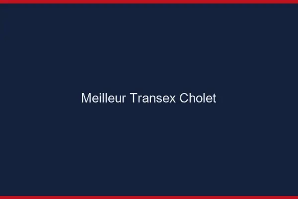 Meilleur Transex Cholet