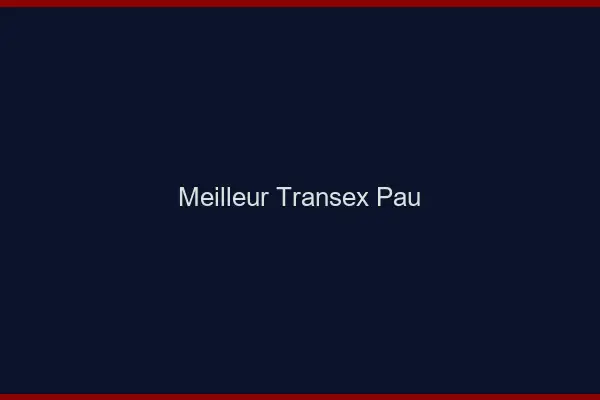 Meilleur Transex Pau