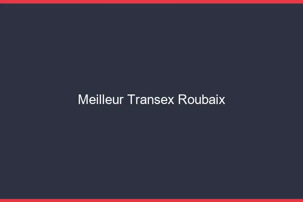 Meilleur Transex Roubaix