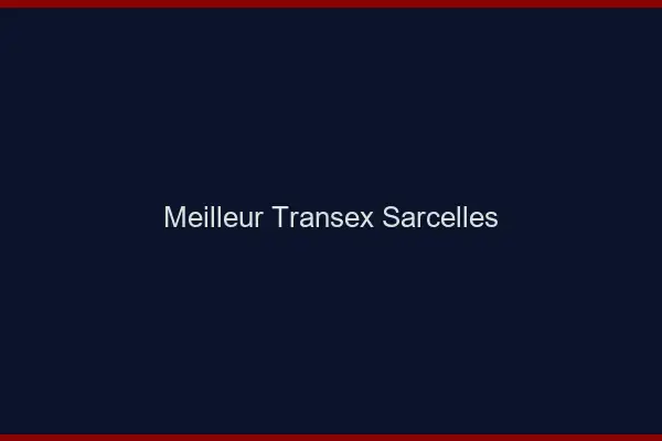 Meilleur Transex Sarcelles