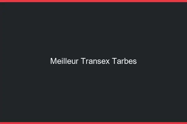 Meilleur Transex Tarbes